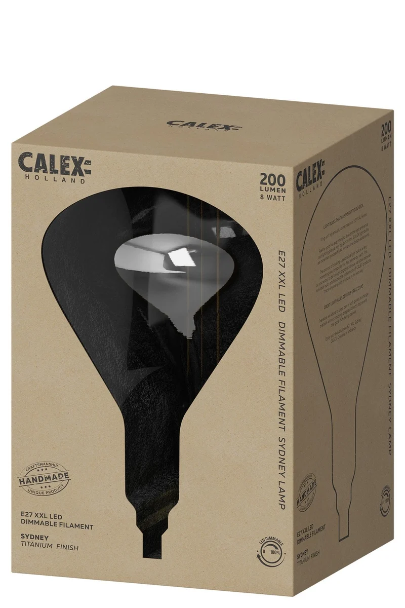 Calex LED XXL Sydney E27 Titanium