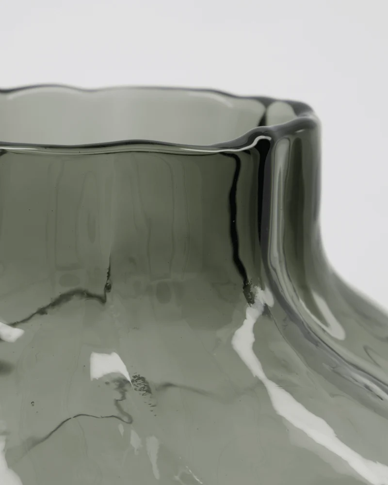 Vase, HDTurn, Rauchgrau