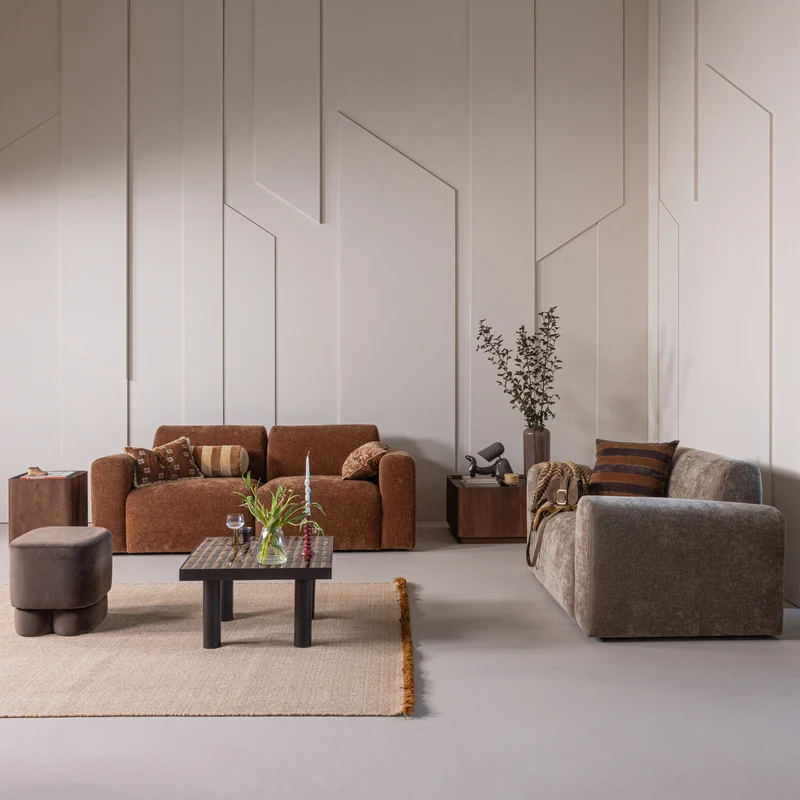 Umina Sessel slub chenille khaki