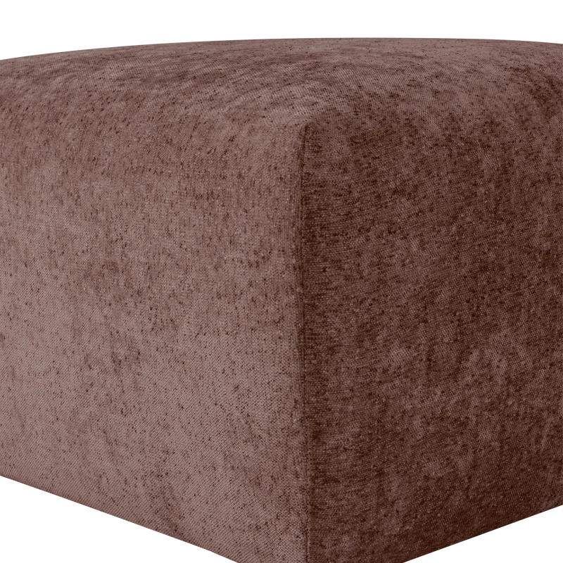 Umina hocker slub chenille altrosa