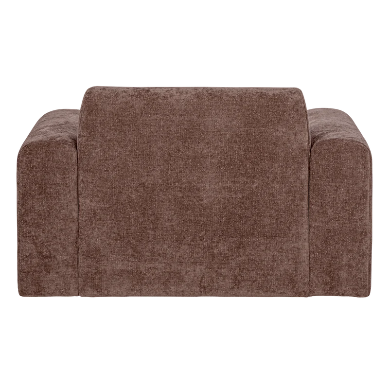 Umina Sessel slub chenille Altrosa
