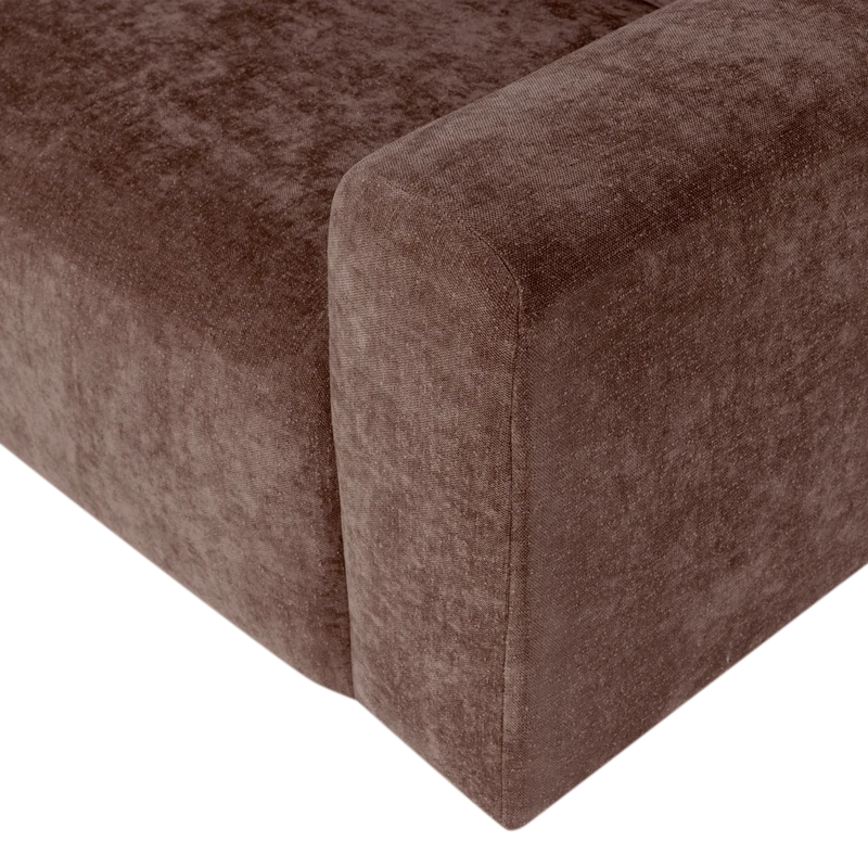 Umina Sessel slub chenille Altrosa