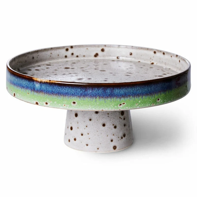 70's Ceramics: Schale auf Sockel Comet