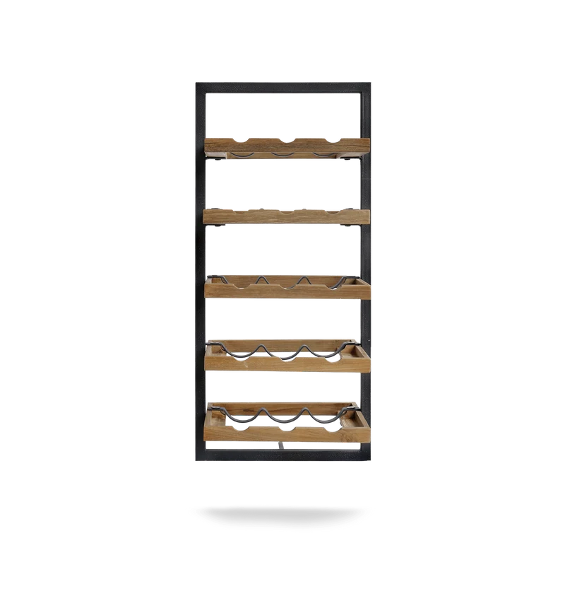 Shelfmate Weinregal E, Teakholz