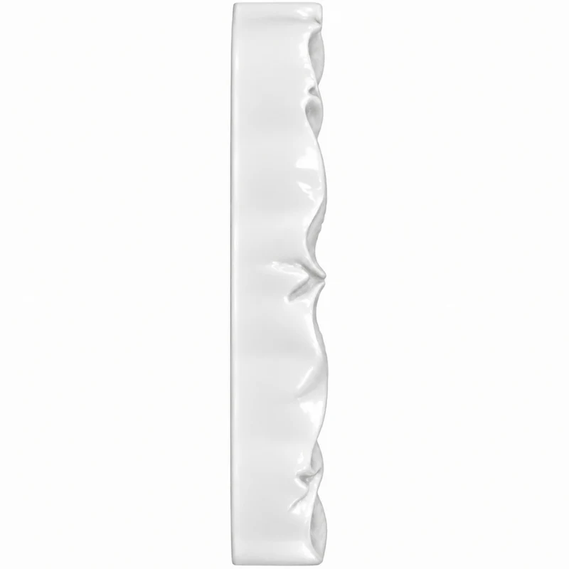 Moderner Wandspiegel AINA 70cm weiss hochglanz Akzentspiegel