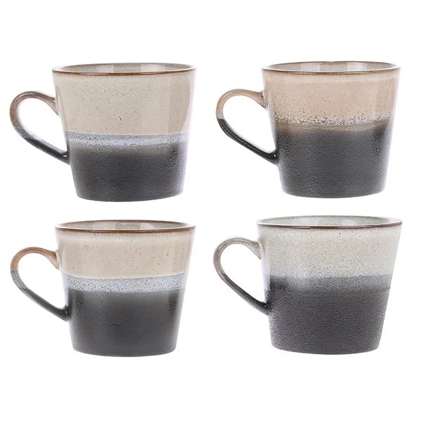 70's Ceramics: Cappuccino Tasse Rock, 300 ml