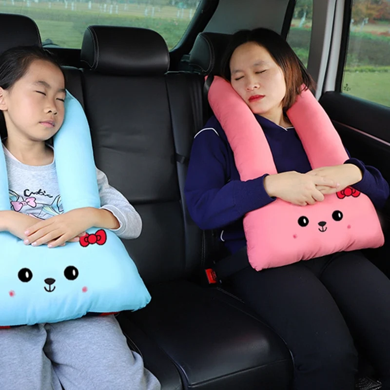 Kids U Shape Car Neck Headrest Pillow Cushion Seat Support Head Restraint Seat Pillow Headrest