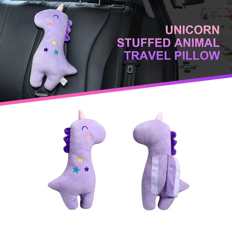 Car Seat Belt Pads Cartoon Auto Seat Belt Child Car Seat Safety Strap Set Cover Comfort Plush Seatbelt Pillow Shoulder Strap Pad