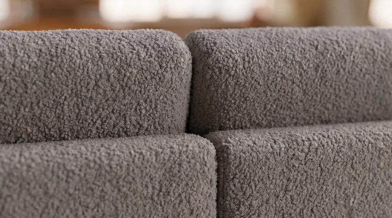 KAWOLA Sofa MARLIN Ecksofa Stoff greige