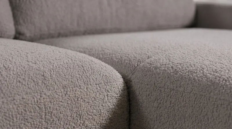 KAWOLA Sofa MARLIN Ecksofa Stoff greige