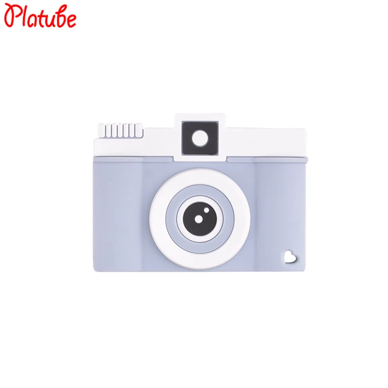 Silicone Teether BPA Free Baby Teething Toy Chew Camera Pendant Food Grade Silicone Nursing Necklace Accessories