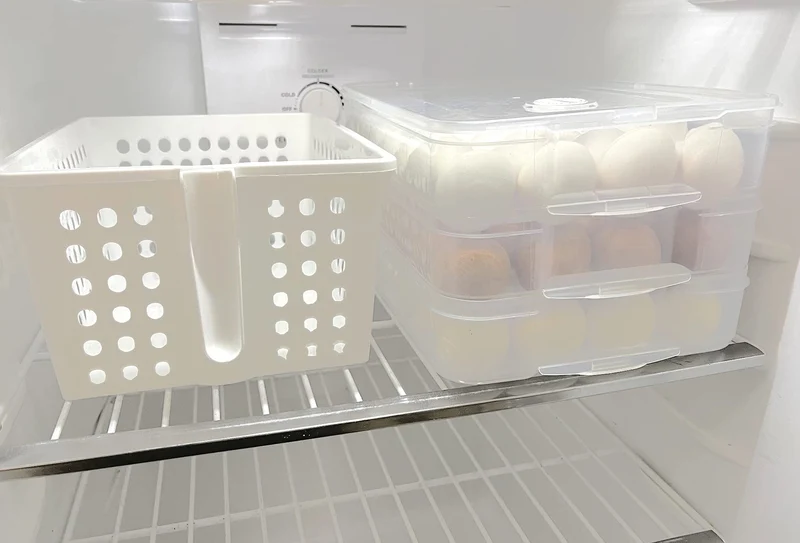 Set of 3 Stackable Egg Storage Tray, 72 Eggs Storage Trays With Locking Lids, Transparent Egg Holder, Egg Container Crisper Fridge Organizer Bins, Egg Box for Refrigerator, Hiking, Outdoor, Camping