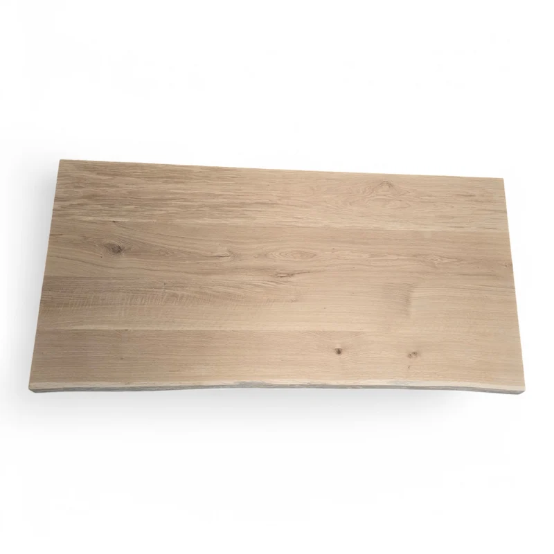 Waschtischplatte Eiche Massivholz Baumkante oder gerade Kante