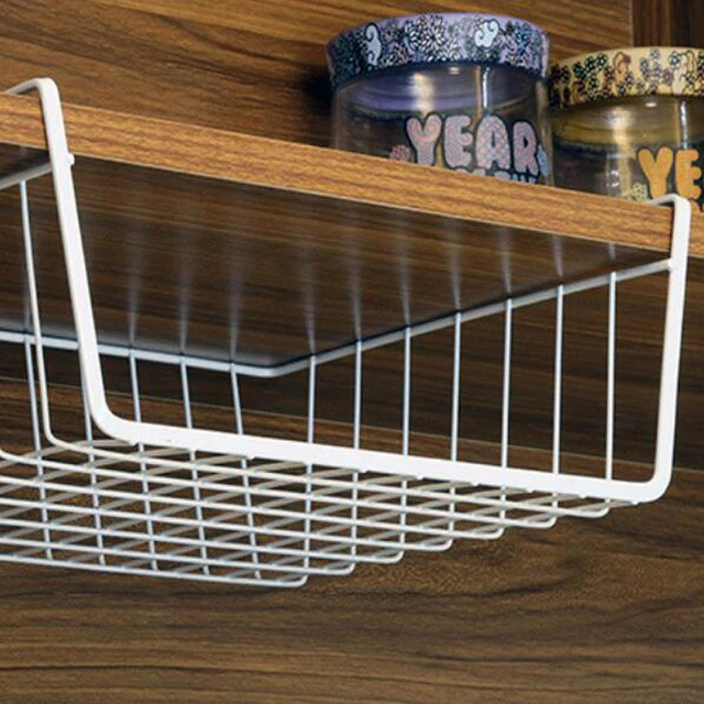 Kitchen Desktop Storage Holder Cup Bottle Hanging Organizer Bathroom Toilet Paper Basket Holder Home Cupboard Finishing Rack