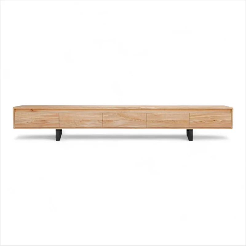 Tv Board Lowboard Unterschrank Eiche Massivholz mit Schubladen