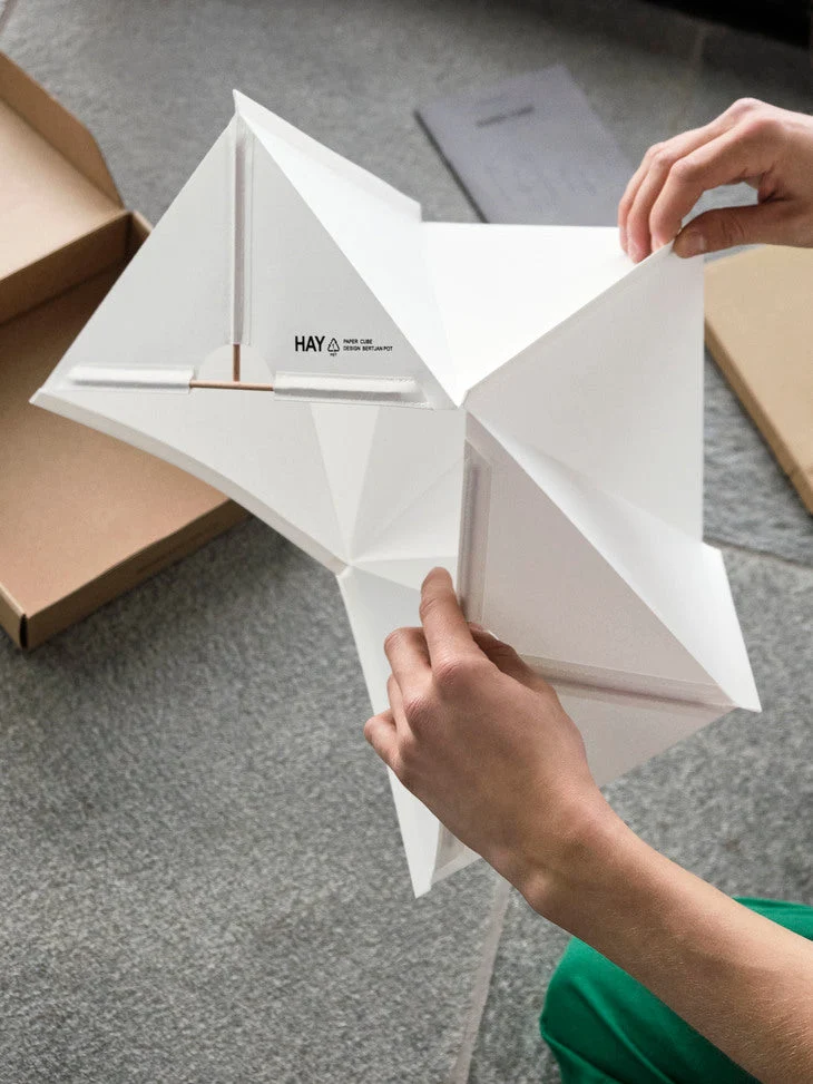 Paper Cube Table Lamp