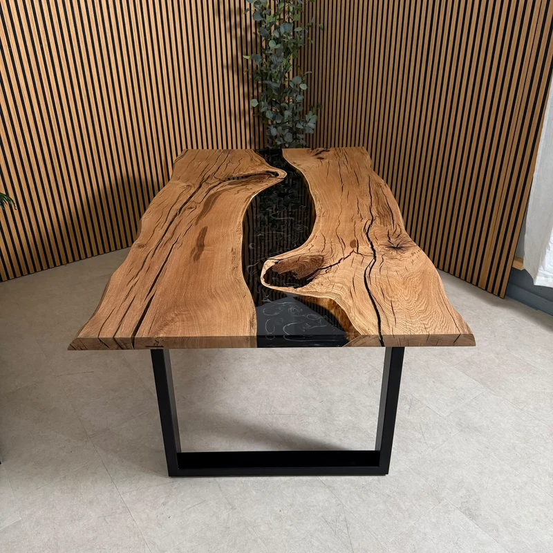Sale! Epoxidharz Esstisch aus Eiche | 180 cm x 107 cm