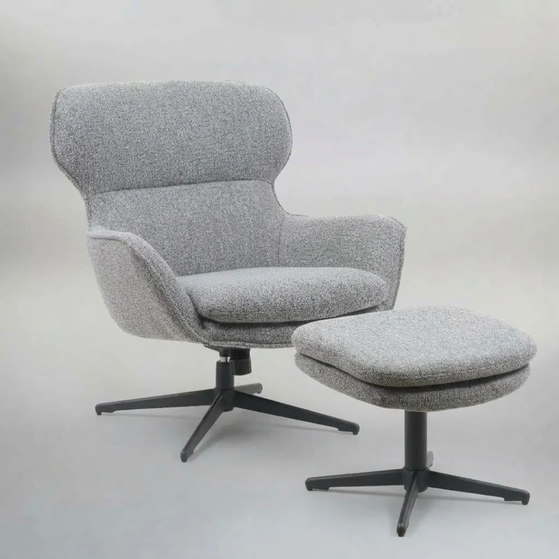 Loungesessel | Moosruhe | Bouclé | 1 Stück