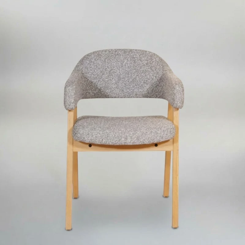 Esstisch Stuhl | Lärchenhain | Bouclé | 2 Stück