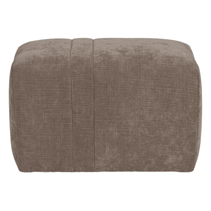 Omaire hocker chenille taupe