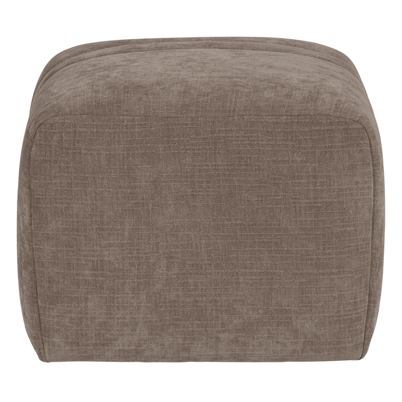 Omaire hocker chenille taupe