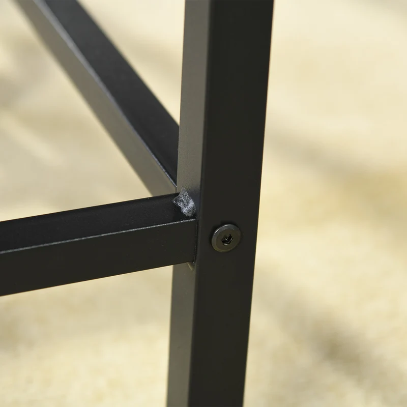 FAIRMAN Bartisch und 4 Stühle – Grau