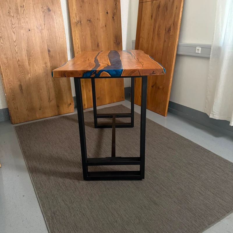 Sale! Epoxidharz Bar & Stehtisch aus Akazie | 160 x 80 cm x 110 cm