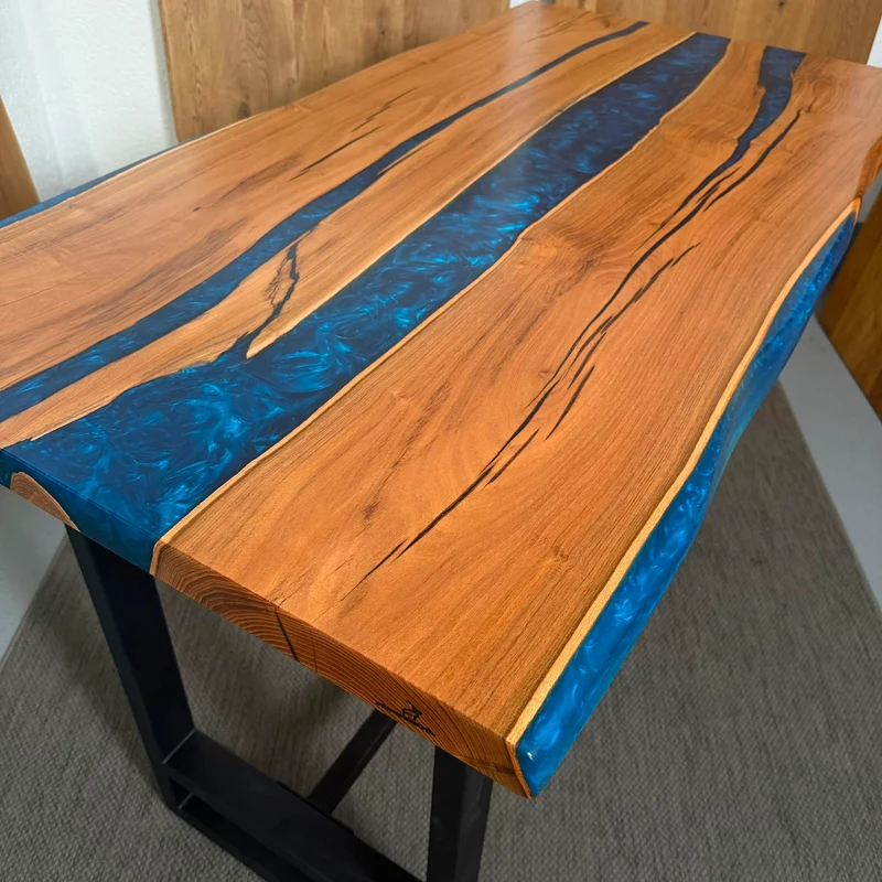 Sale! Epoxidharz Bar & Stehtisch aus Akazie | 160 x 80 cm x 110 cm