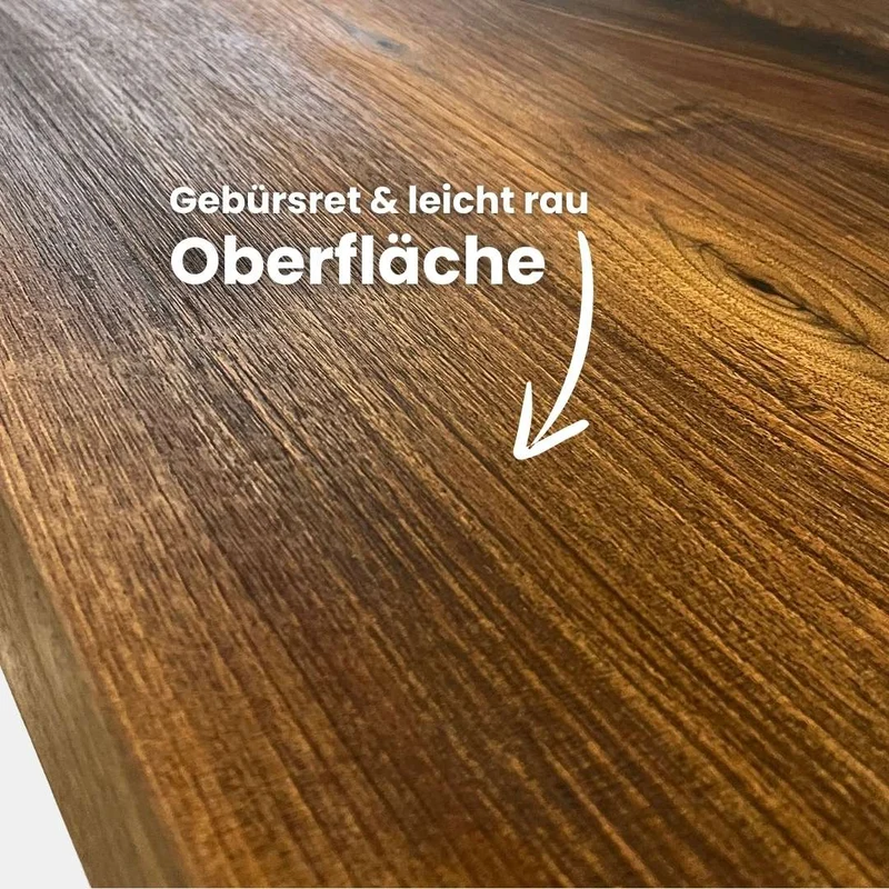 Massivholztisch Nussbaum | Modell Noyer | 5 cm
