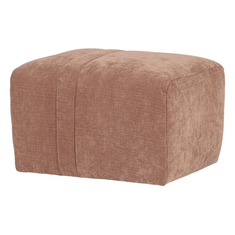 Omaire hocker chenille hellrosa