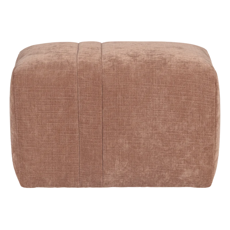 Omaire hocker chenille hellrosa