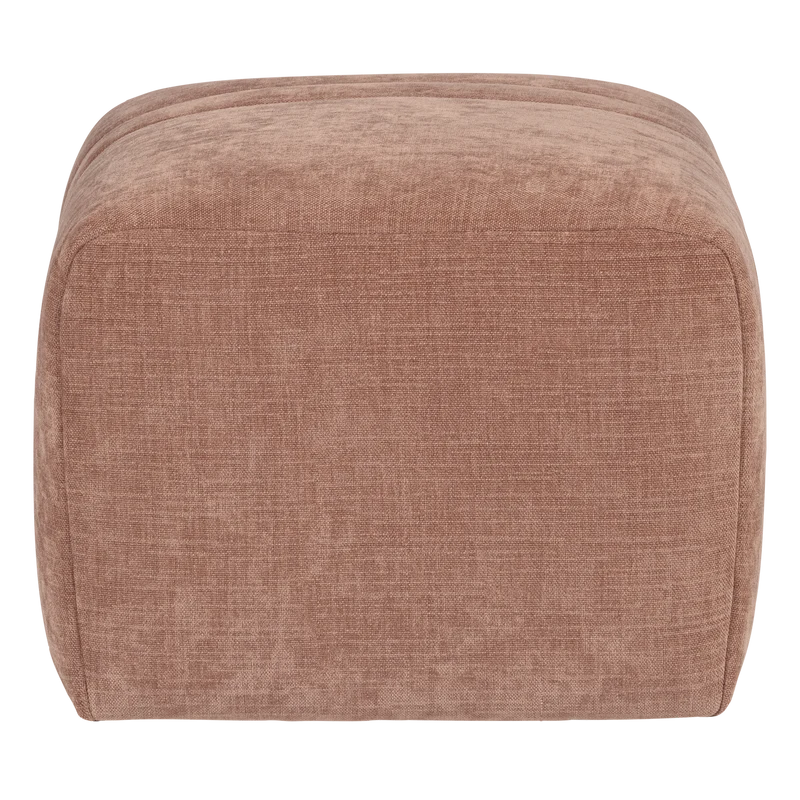 Omaire hocker chenille hellrosa