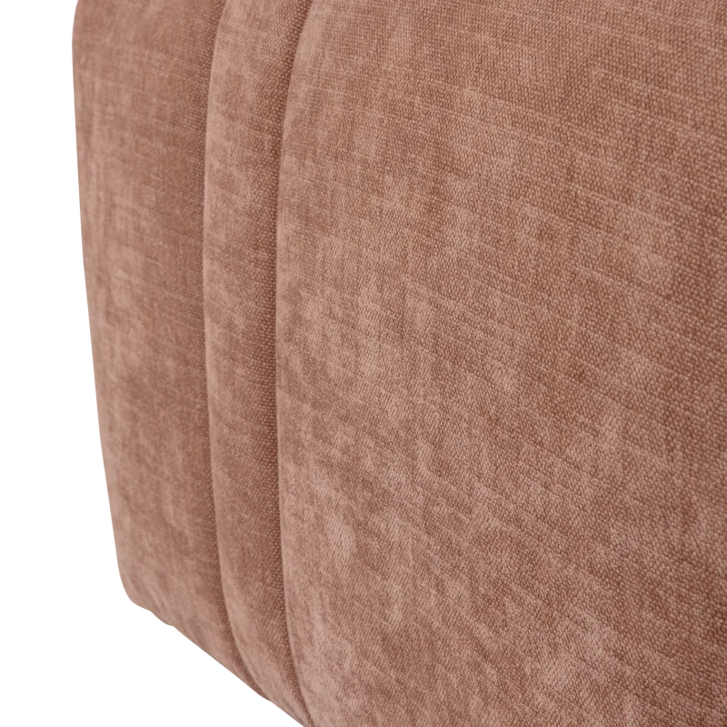 Omaire hocker chenille hellrosa