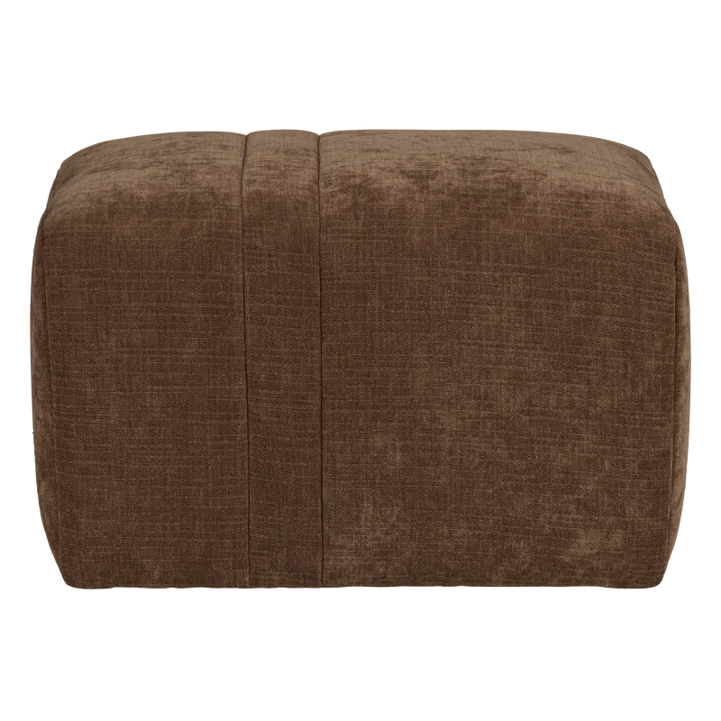 Omaire hocker chenille hellbraun