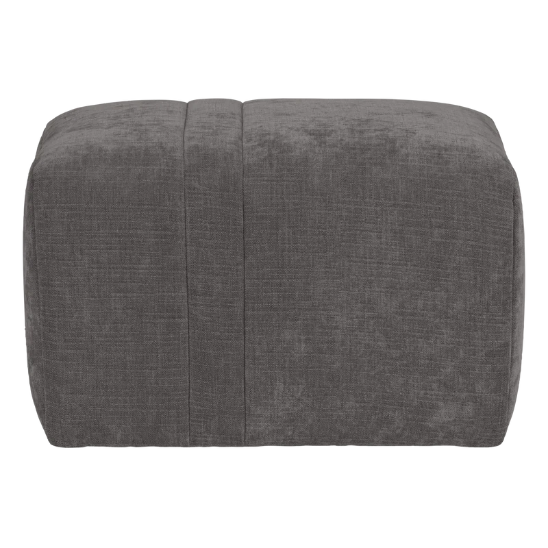 Omaire hocker chenille grau