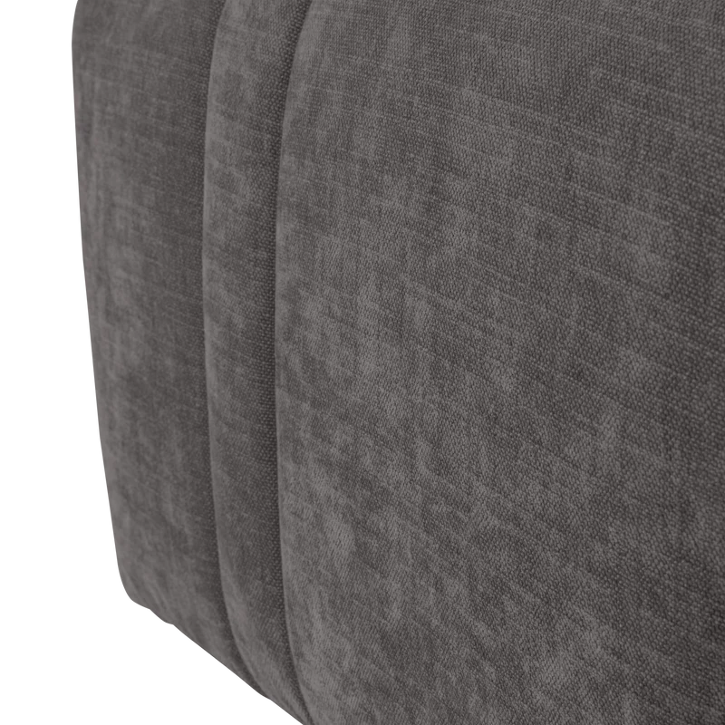 Omaire hocker chenille grau