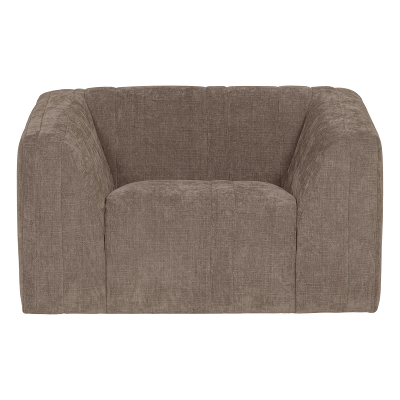 Omaire sessel chenille taupe