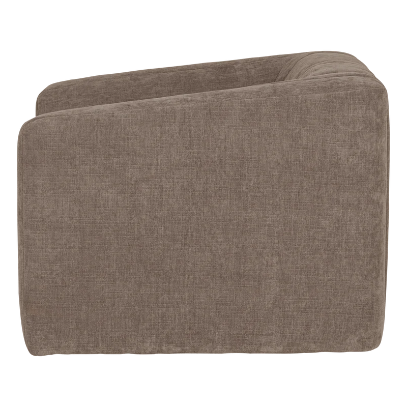 Omaire sessel chenille taupe