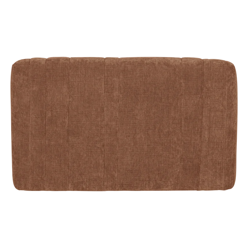 Omaire Sessel Chenille Rostbraun