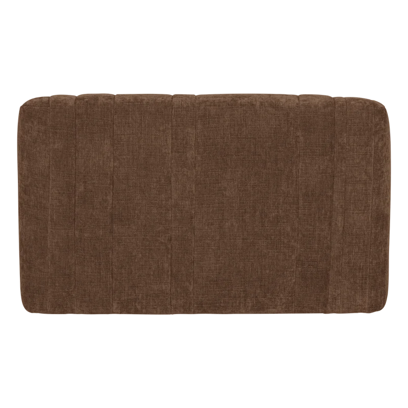 Omaire sessel chenille hellbraun