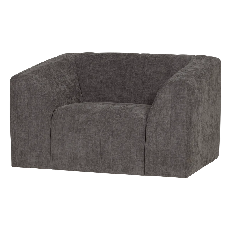 Omaire Sessel Chenille Grau