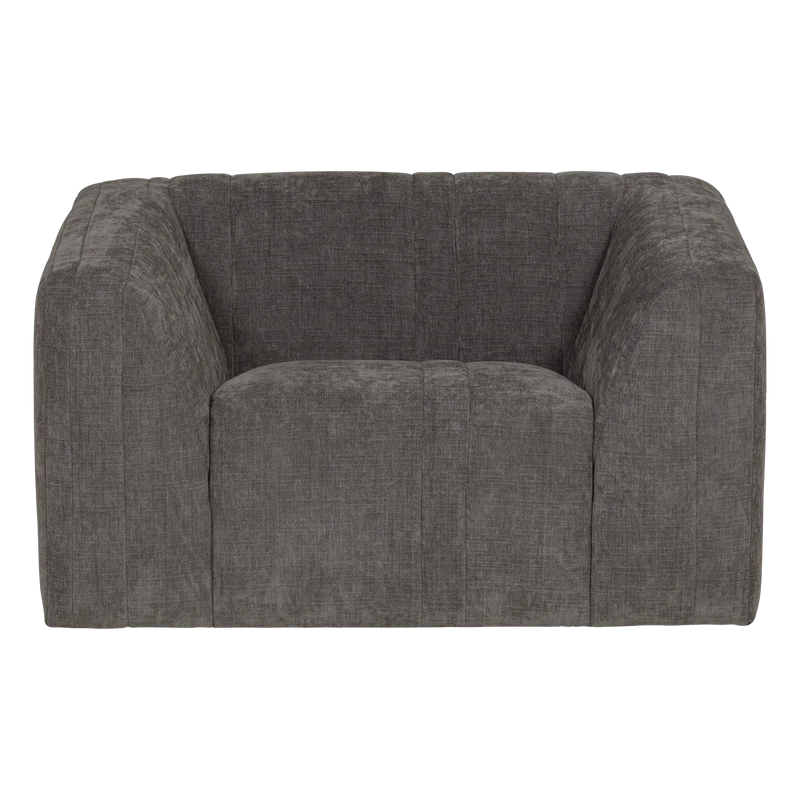 Omaire Sessel Chenille Grau