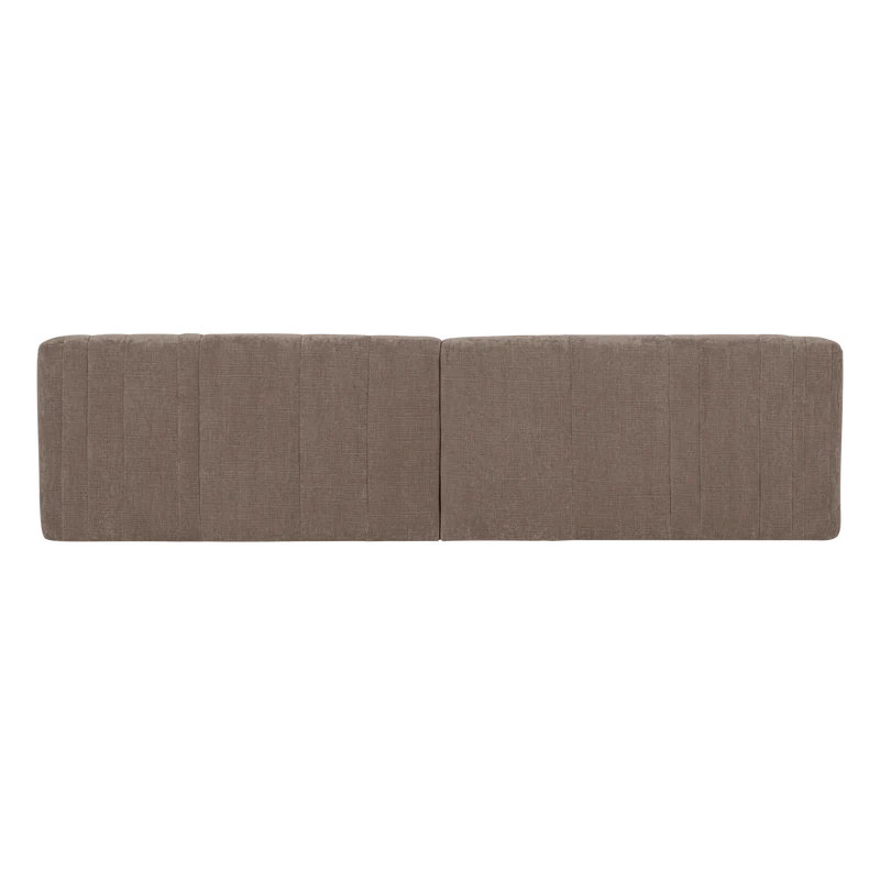 Omaire 4-Sitzer-Sofa Chenille Taupe