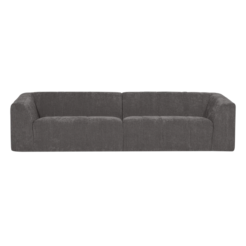 Omaire 4-Sitzer-Sofa Chenille Grau