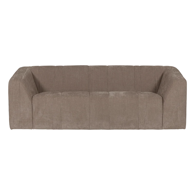 Omaire 2-Sitzer-Sofa Chenille Taupe