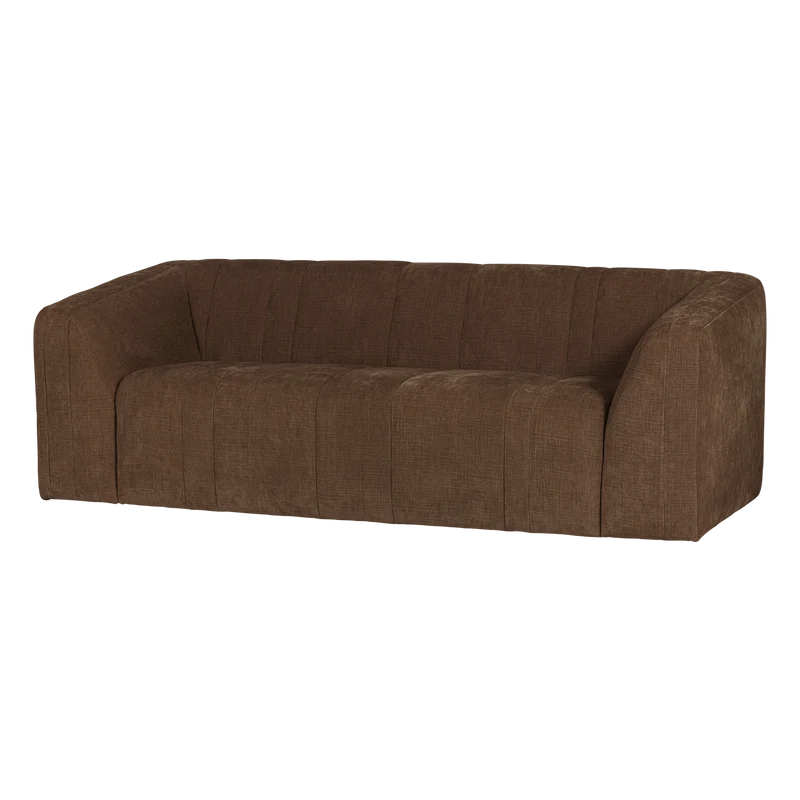 Omaire 2-Sitzer-Sofa chenille hellbraun