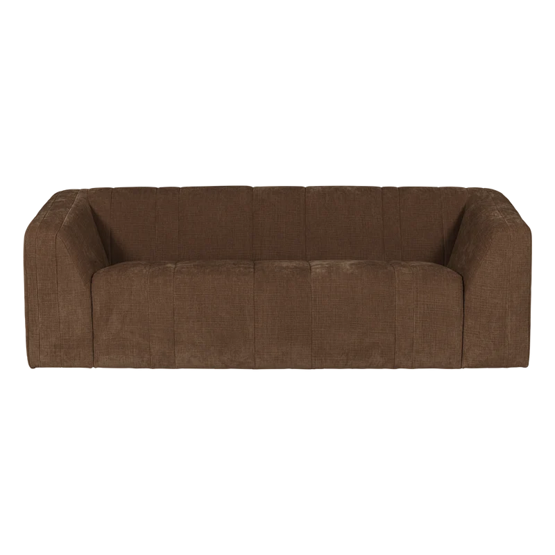 Omaire 2-Sitzer-Sofa chenille hellbraun