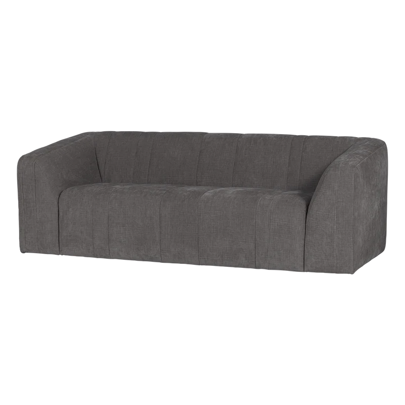Omaire 2-Sitzer-Sofa Chenille Grau