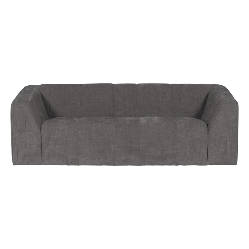 Omaire 2-Sitzer-Sofa Chenille Grau