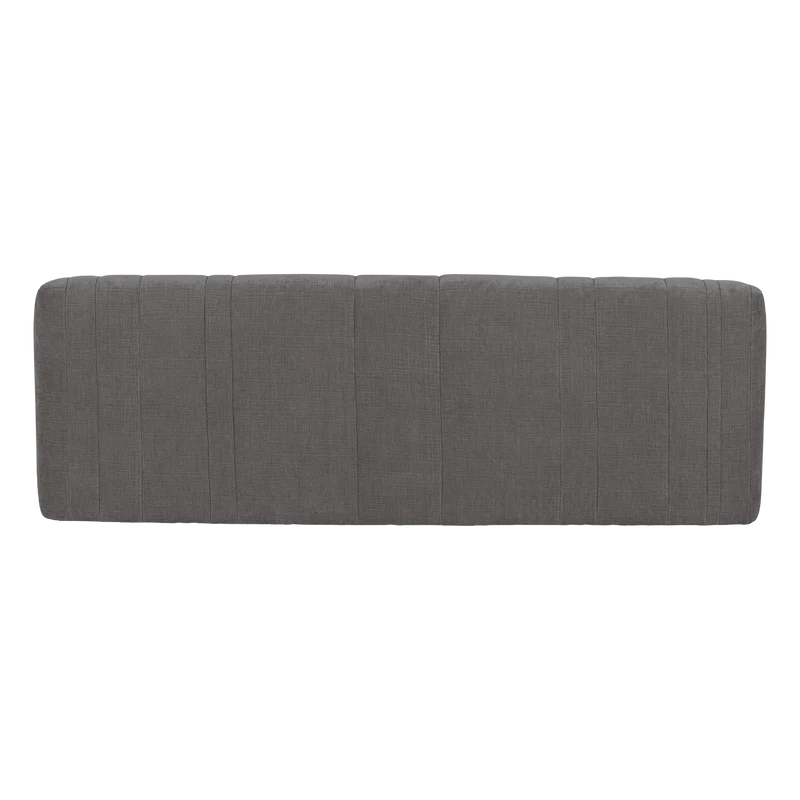 Omaire 2-Sitzer-Sofa Chenille Grau